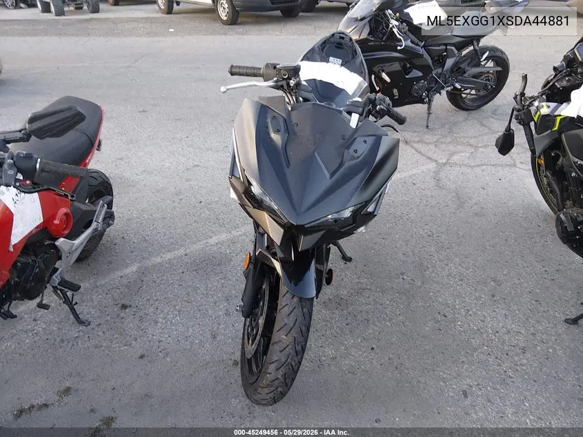 2025 Kawasaki Ex500 VIN: ML5EXGG1XSDA44881 Lot: 45249456