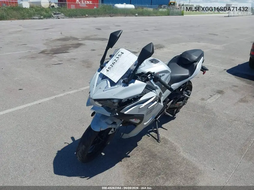 2025 Kawasaki Ex500 VIN: ML5EXGG16SDA71432 Lot: 45262354
