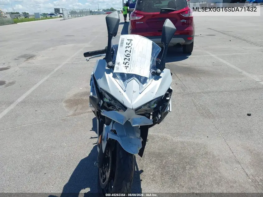 2025 Kawasaki Ex500 VIN: ML5EXGG16SDA71432 Lot: 45262354