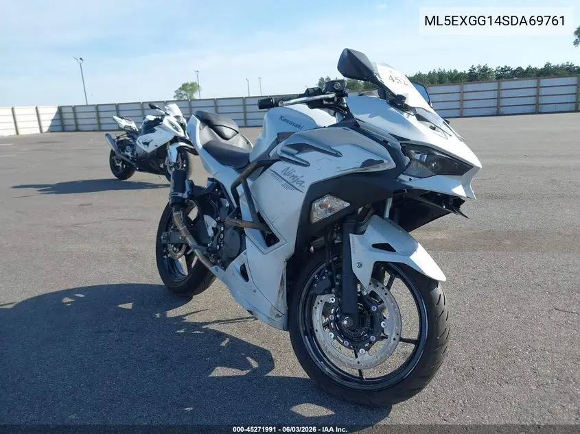 2025 Kawasaki Ex500 VIN: ML5EXGG14SDA69761 Lot: 45271991