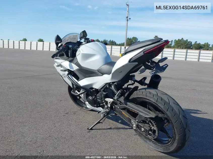 2025 Kawasaki Ex500 VIN: ML5EXGG14SDA69761 Lot: 45271991