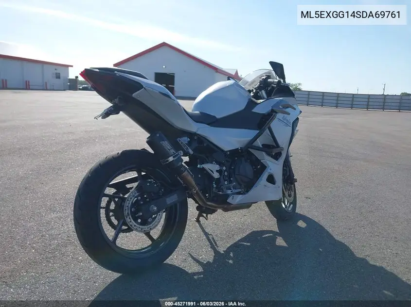 2025 Kawasaki Ex500 VIN: ML5EXGG14SDA69761 Lot: 45271991
