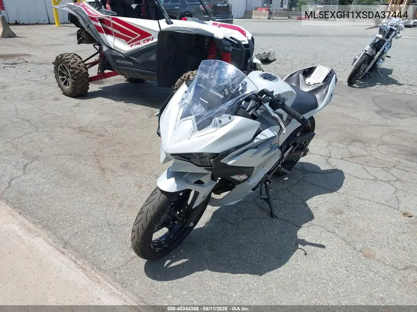 2025 Kawasaki Ex500 H VIN: ML5EXGH1XSDA37444 Lot: 45344386