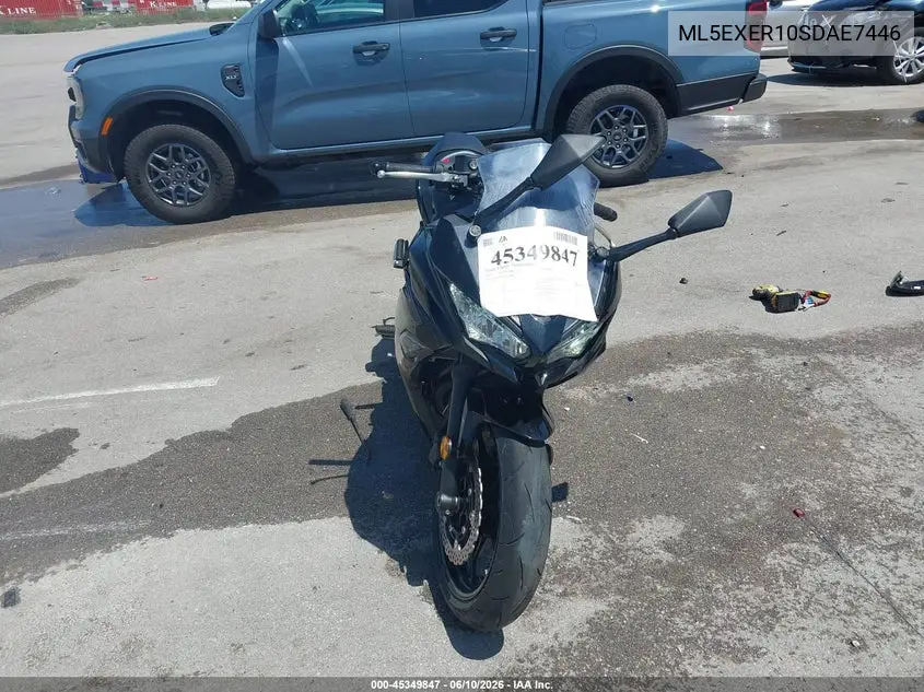 2025 Kawasaki Ex650 R VIN: ML5EXER10SDAE7446 Lot: 45349847