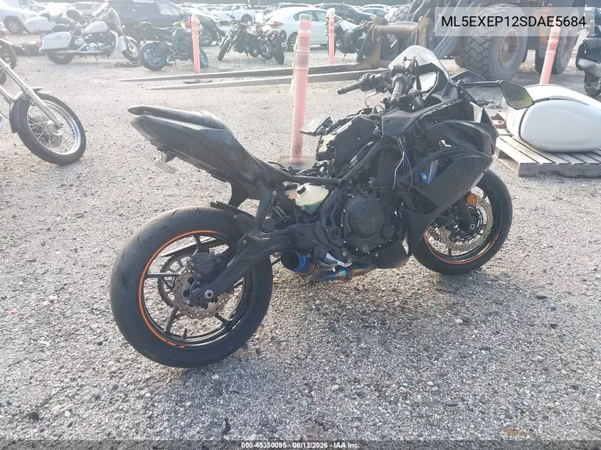 2025 Kawasaki Ex650 P VIN: ML5EXEP12SDAE5684 Lot: 45350095