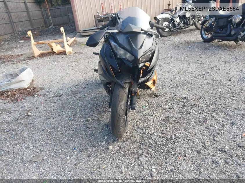 2025 Kawasaki Ex650 P VIN: ML5EXEP12SDAE5684 Lot: 45350095