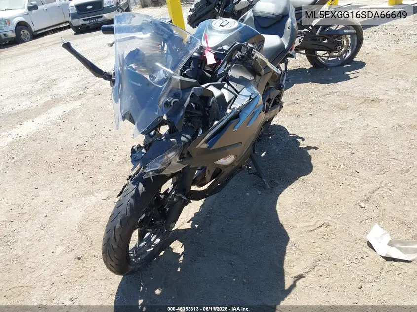 2025 Kawasaki Ex500 VIN: ML5EXGG16SDA66649 Lot: 45353313