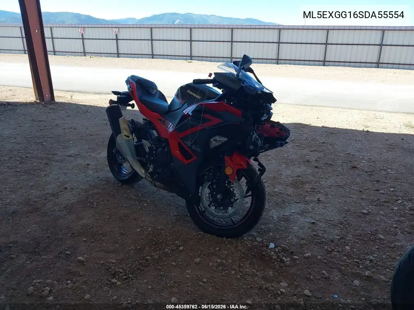2025 Kawasaki Ex500 VIN: ML5EXGG16SDA55554 Lot: 45359762