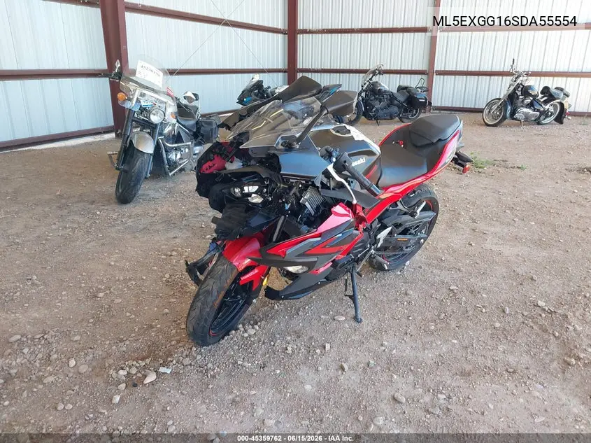 2025 Kawasaki Ex500 VIN: ML5EXGG16SDA55554 Lot: 45359762