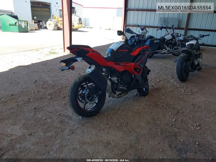 2025 Kawasaki Ex500 VIN: ML5EXGG16SDA55554 Lot: 45359762