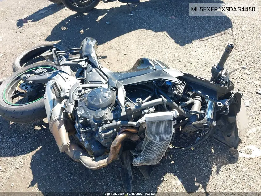 2025 Kawasaki Ex650 R VIN: ML5EXER1XSDAG4450 Lot: 45370491