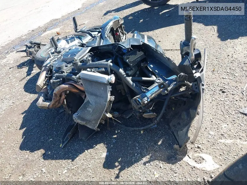 2025 Kawasaki Ex650 R VIN: ML5EXER1XSDAG4450 Lot: 45370491