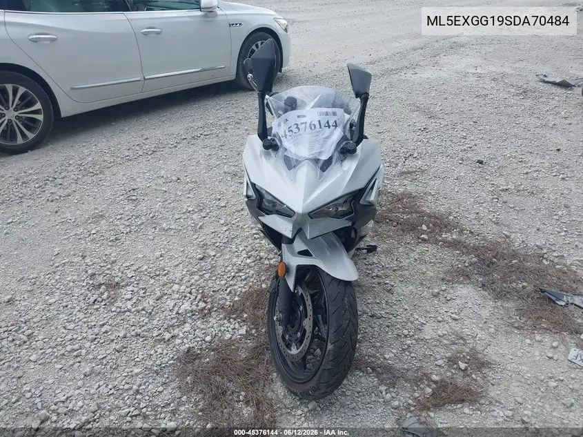 2025 Kawasaki Ex500 VIN: ML5EXGG19SDA70484 Lot: 45376144