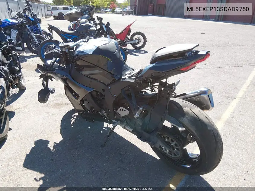 2025 Kawasaki Ex650 P VIN: ML5EXEP13SDAD9750 Lot: 45388632