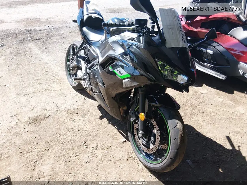 2025 Kawasaki Ex650 R VIN: ML5EXER11SDAE7777 Lot: 45394745