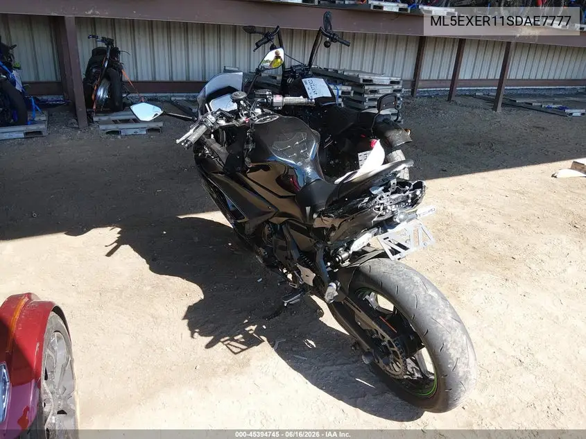 2025 Kawasaki Ex650 R VIN: ML5EXER11SDAE7777 Lot: 45394745