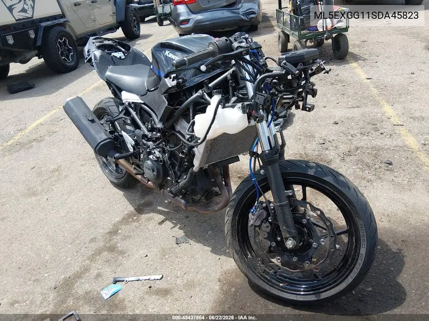 2025 Kawasaki Ex500 VIN: ML5EXGG11SDA45823 Lot: 45437864