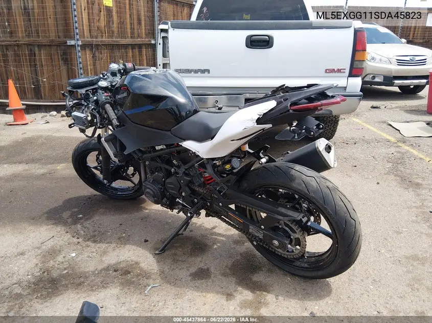 2025 Kawasaki Ex500 VIN: ML5EXGG11SDA45823 Lot: 45437864