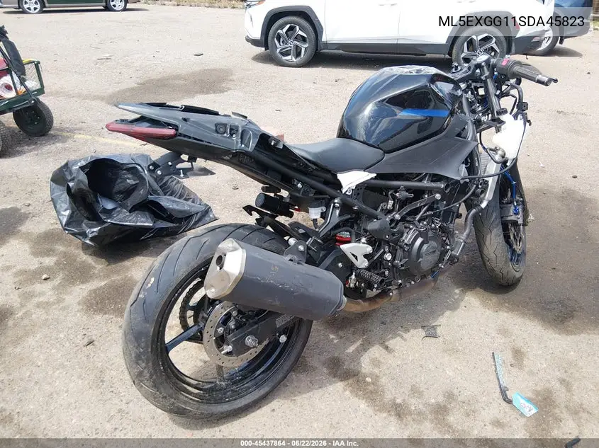 2025 Kawasaki Ex500 VIN: ML5EXGG11SDA45823 Lot: 45437864