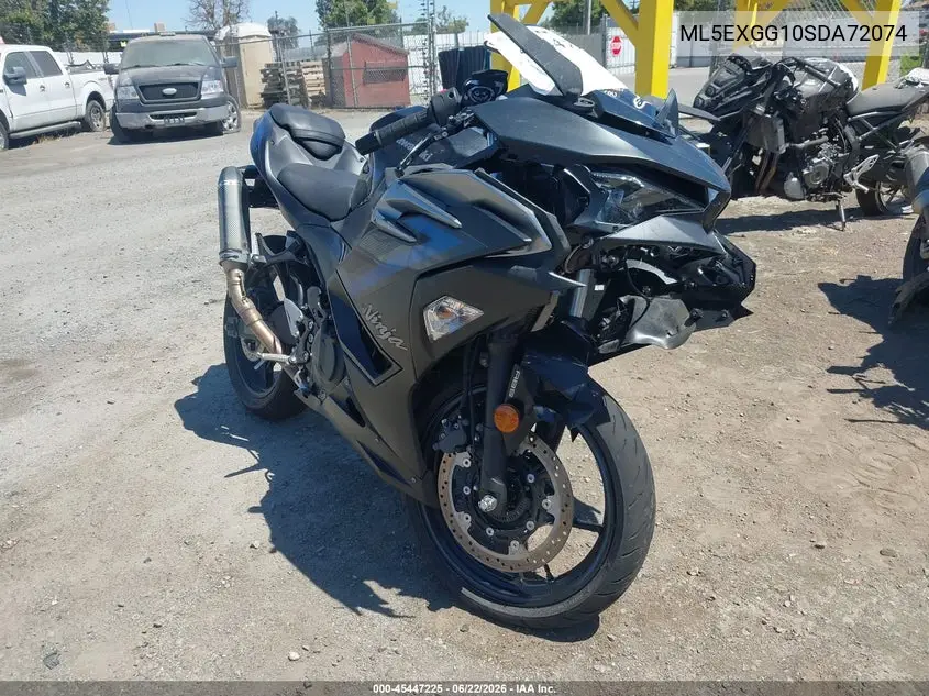 2025 Kawasaki Ex500 VIN: ML5EXGG10SDA72074 Lot: 45447225