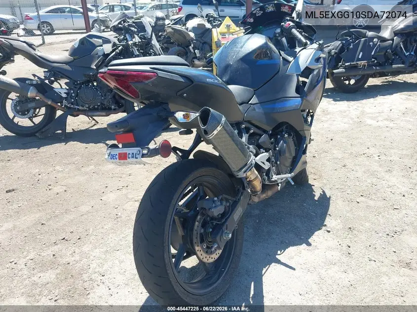 2025 Kawasaki Ex500 VIN: ML5EXGG10SDA72074 Lot: 45447225