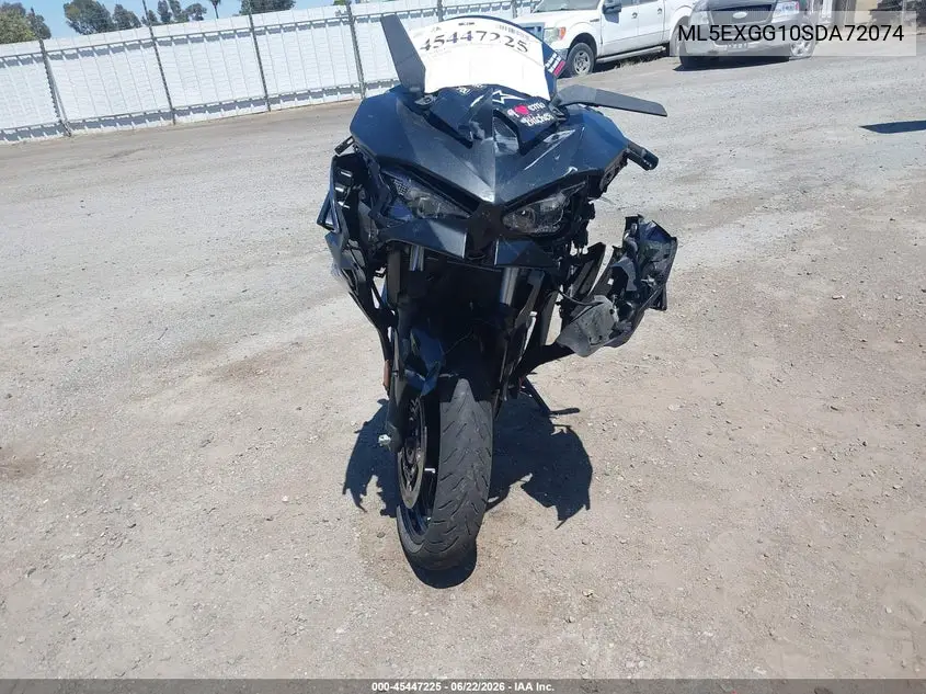 2025 Kawasaki Ex500 VIN: ML5EXGG10SDA72074 Lot: 45447225