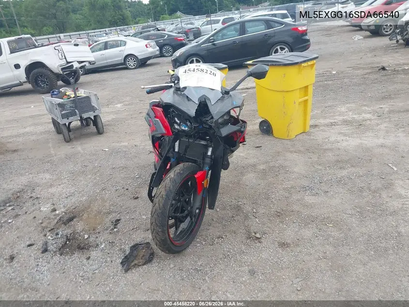 2025 Kawasaki Ex500 VIN: ML5EXGG16SDA66540 Lot: 45458220