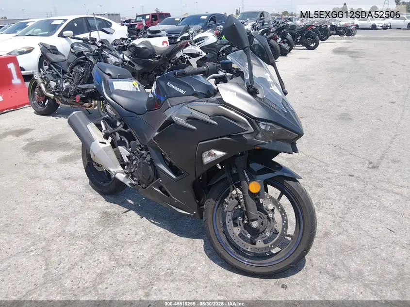 2025 Kawasaki Ex500 VIN: ML5EXGG12SDA52506 Lot: 45519255