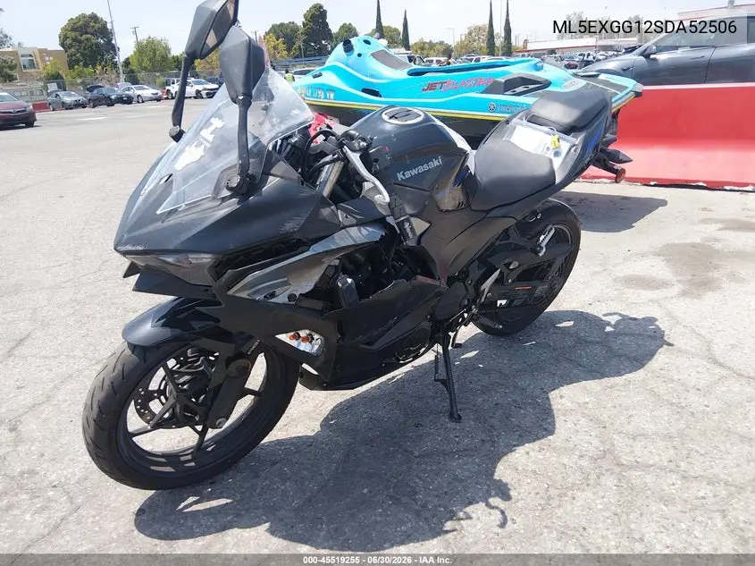 2025 Kawasaki Ex500 VIN: ML5EXGG12SDA52506 Lot: 45519255
