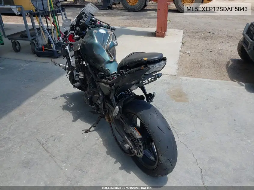 2025 Kawasaki Ex650 P VIN: ML5EXEP12SDAF5843 Lot: 45530828
