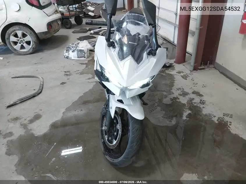 2025 Kawasaki Ex500 VIN: ML5EXGG12SDA54532 Lot: 45534500