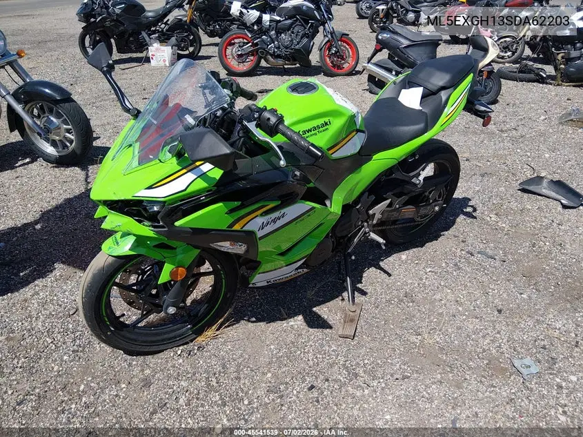 2025 Kawasaki Ex500 H VIN: ML5EXGH13SDA62203 Lot: 45541539