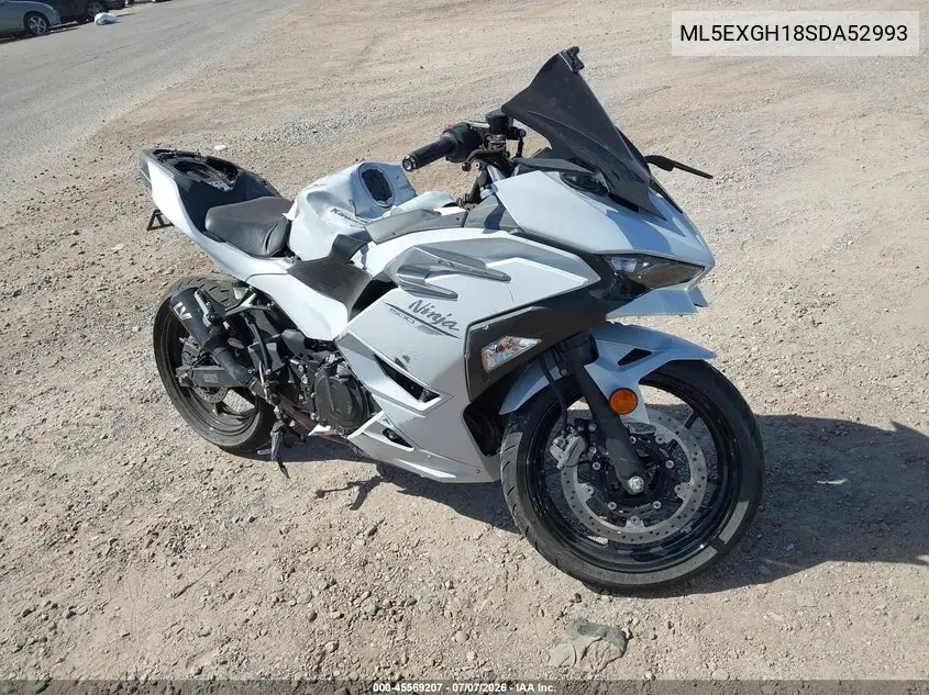 2025 Kawasaki Ex500 H VIN: ML5EXGH18SDA52993 Lot: 45569207