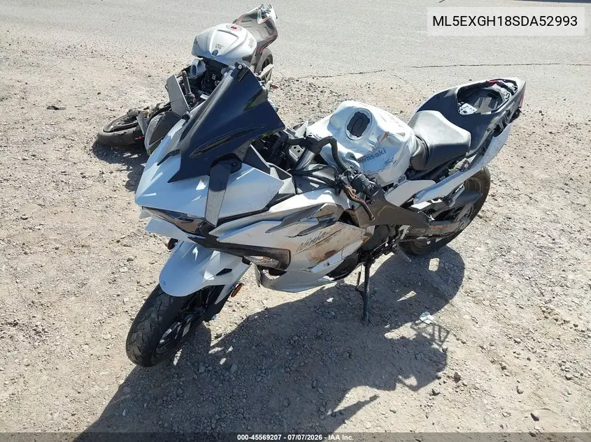 2025 Kawasaki Ex500 H VIN: ML5EXGH18SDA52993 Lot: 45569207