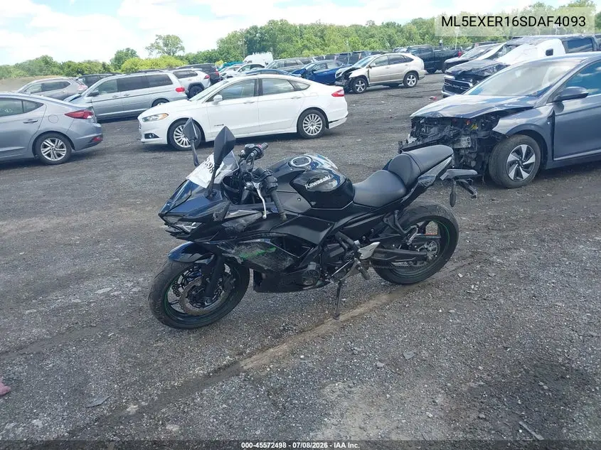 2025 Kawasaki Ex650 R VIN: ML5EXER16SDAF4093 Lot: 45572498