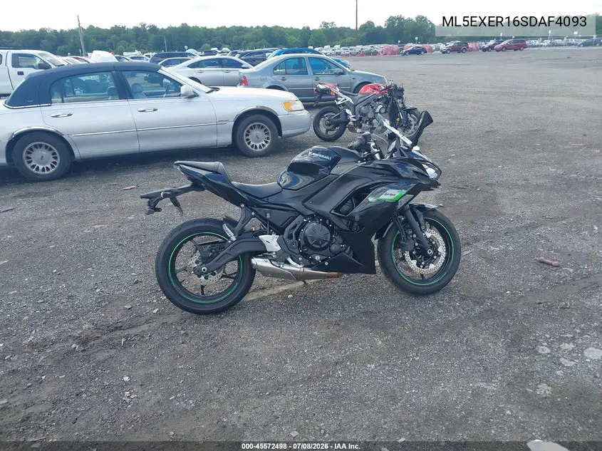2025 Kawasaki Ex650 R VIN: ML5EXER16SDAF4093 Lot: 45572498