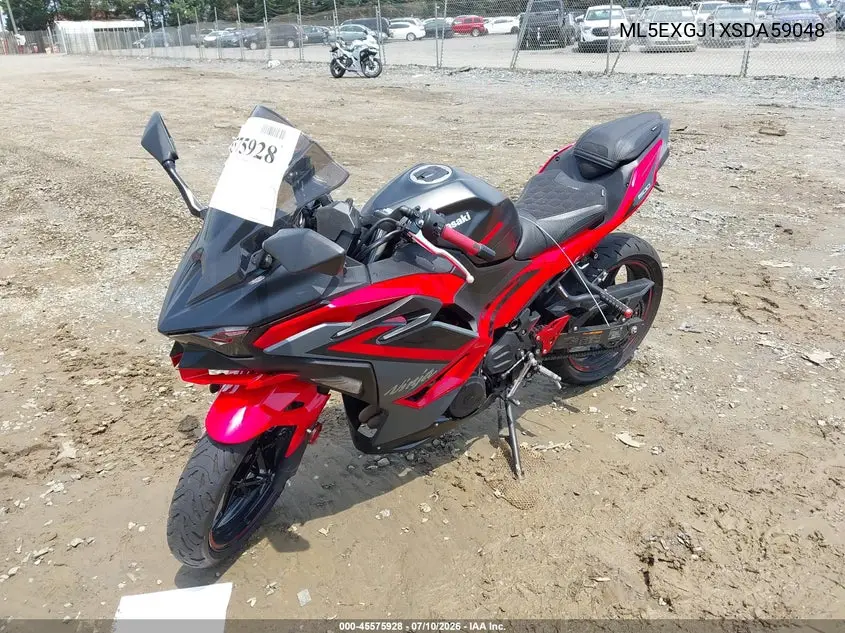 2025 Kawasaki Ex500 A/B VIN: ML5EXGJ1XSDA59048 Lot: 45575928