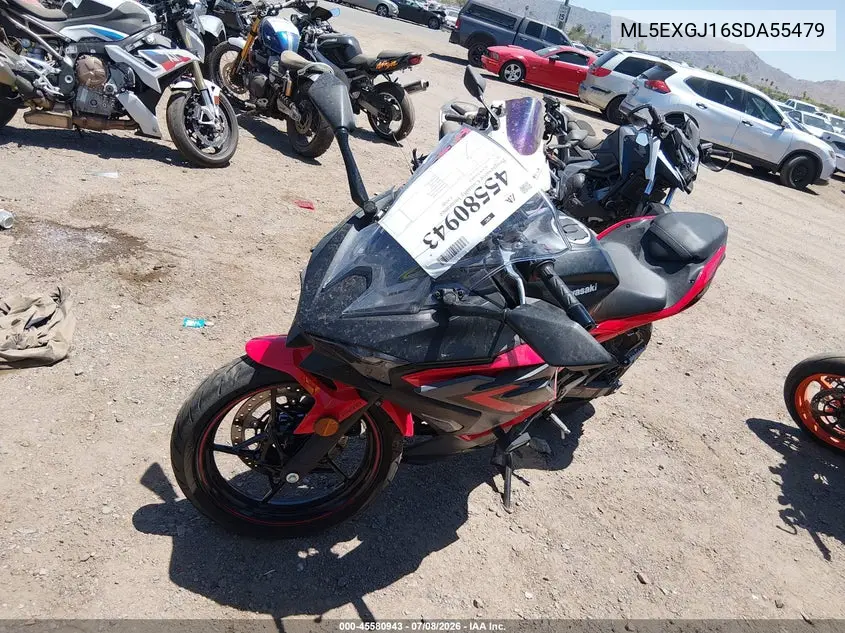 2025 Kawasaki Ex500 A/B VIN: ML5EXGJ16SDA55479 Lot: 45580943