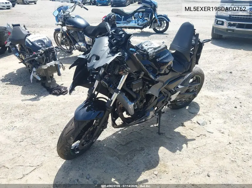 2025 Kawasaki Ex650 R VIN: ML5EXER19SDAG0762 Lot: 45623106