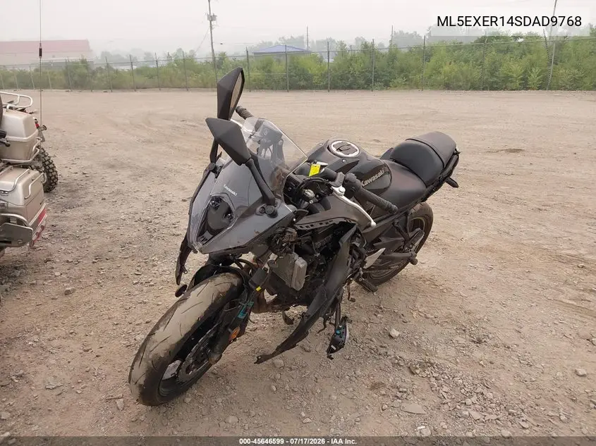 2025 Kawasaki Ex650 R VIN: ML5EXER14SDAD9768 Lot: 45646599