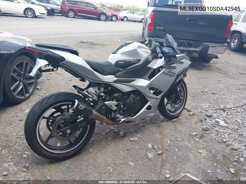 2025 Kawasaki Ex500 VIN: ML5EXGG10SDA42945 Lot: 45669638