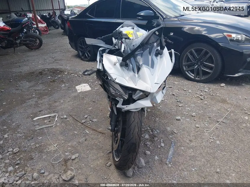 2025 Kawasaki Ex500 VIN: ML5EXGG10SDA42945 Lot: 45669638