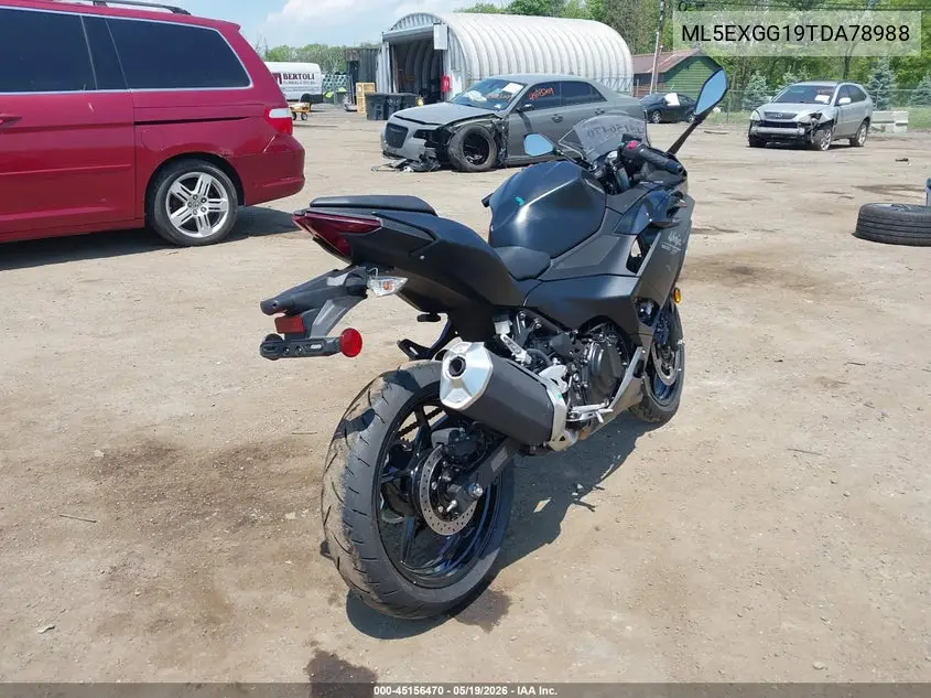2026 Kawasaki Ex500 VIN: ML5EXGG19TDA78988 Lot: 45156470