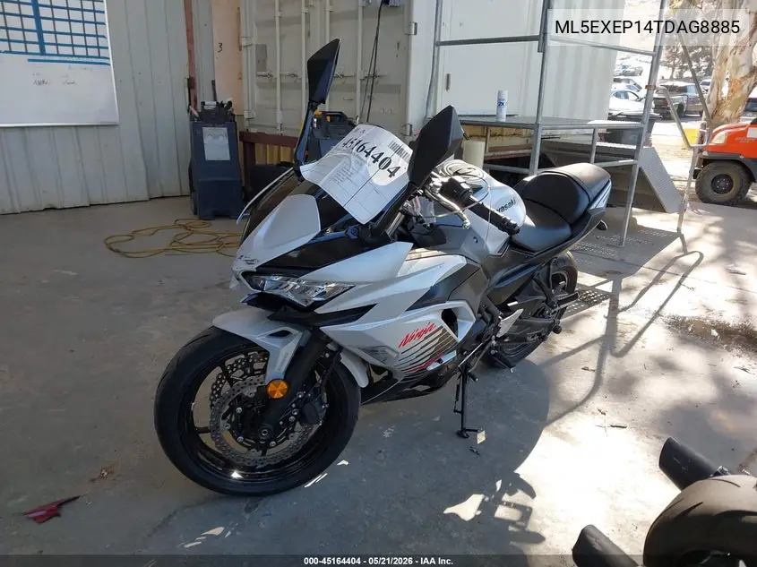 2026 Kawasaki Ex650 P VIN: ML5EXEP14TDAG8885 Lot: 45164404