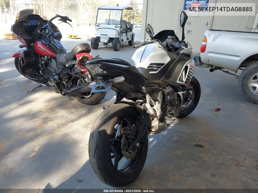 2026 Kawasaki Ex650 P VIN: ML5EXEP14TDAG8885 Lot: 45164404
