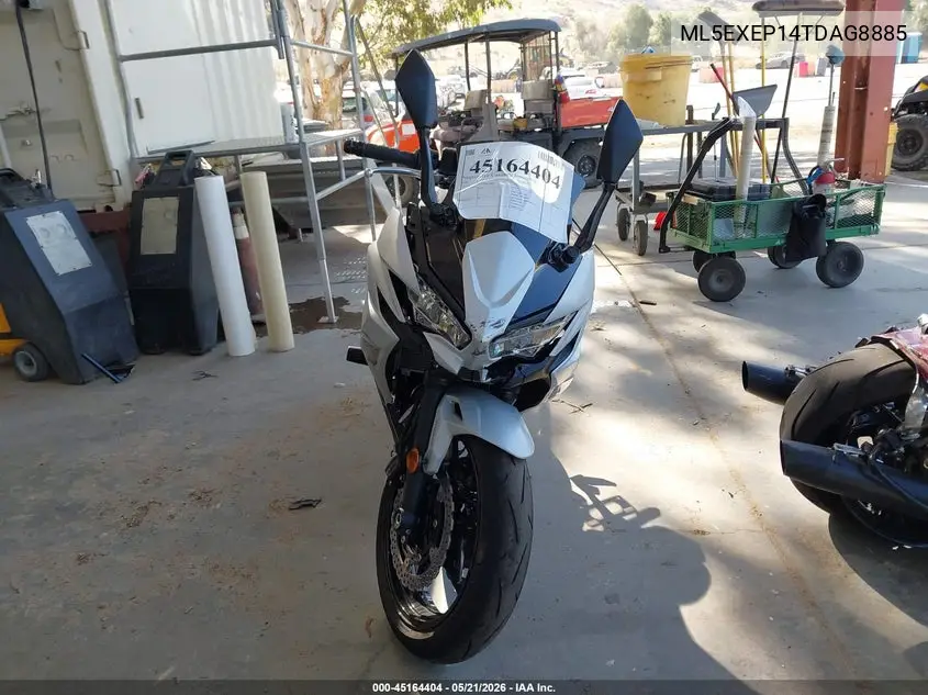 2026 Kawasaki Ex650 P VIN: ML5EXEP14TDAG8885 Lot: 45164404