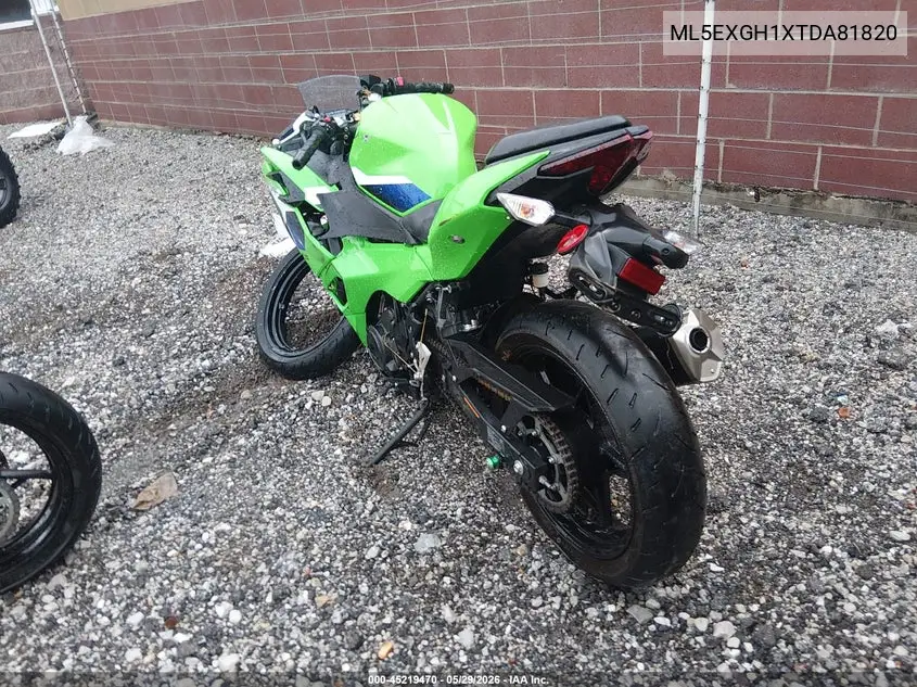 2026 Kawasaki Ex500 H VIN: ML5EXGH1XTDA81820 Lot: 45219470