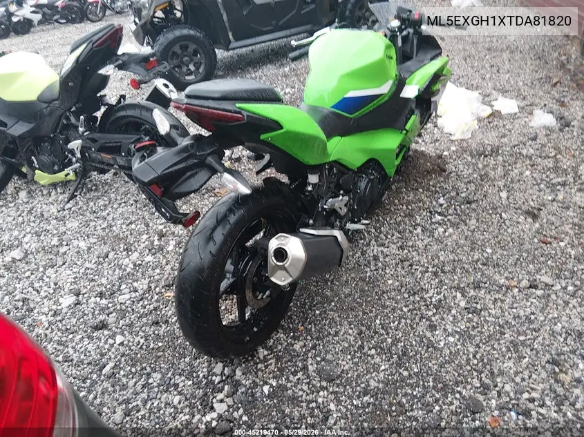 2026 Kawasaki Ex500 H VIN: ML5EXGH1XTDA81820 Lot: 45219470