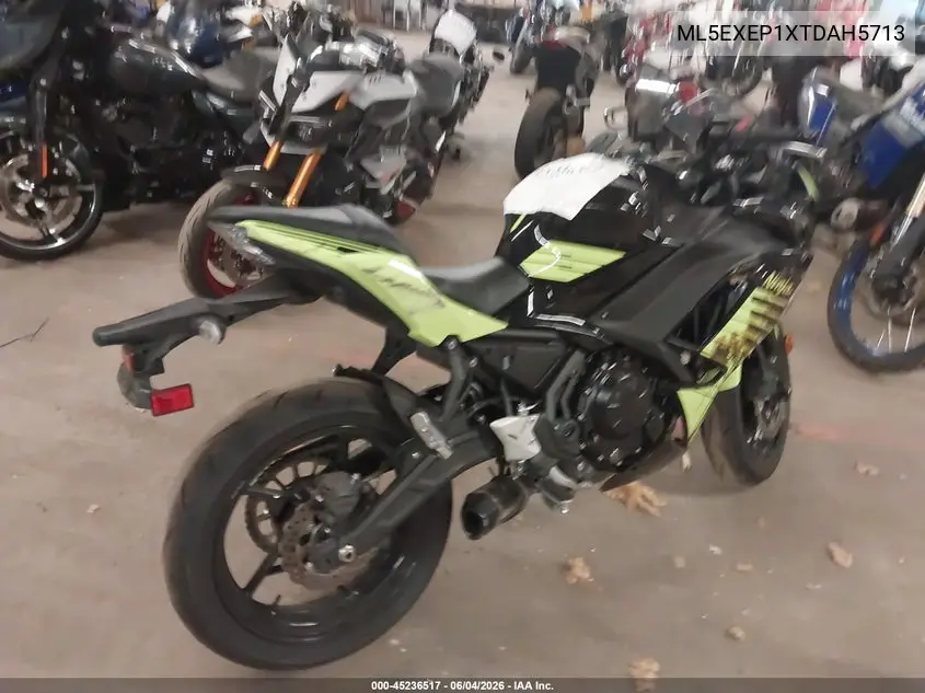 2026 Kawasaki Ex650 P VIN: ML5EXEP1XTDAH5713 Lot: 45236517