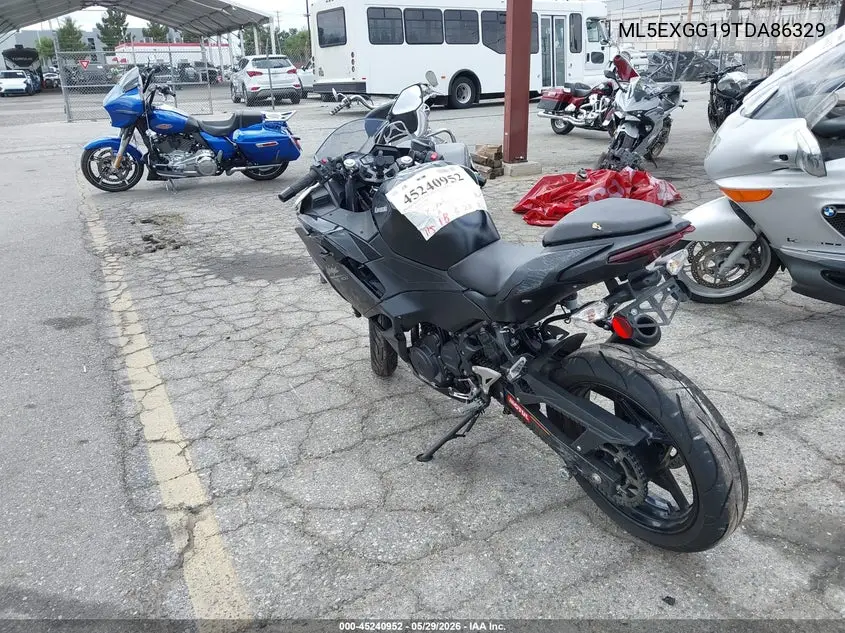 2026 Kawasaki Ex500 VIN: ML5EXGG19TDA86329 Lot: 45240952